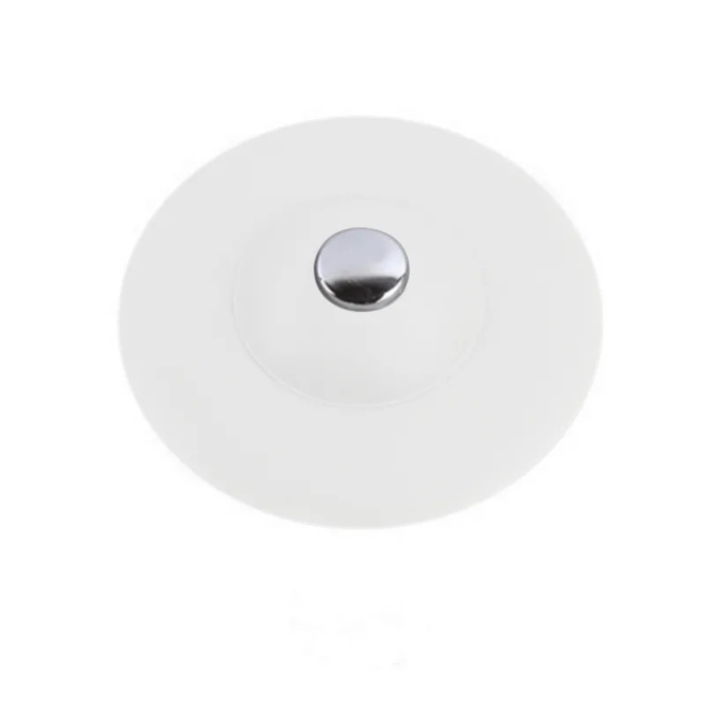White Silicone Drain Stopper